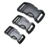 5/8 inch 3/4 inch 1 inch Contoured Side Release Buckles Belt clip For Paracord Survival Bracelets/Dog Collar Black