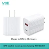 5v 3 amp mobile charger pd usb wall charger Durable material usb charger