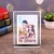 Import 6 inch glass photo frame for home decoration from China