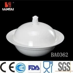6.25" Yulan Porcelain Soup Tureen With Lid