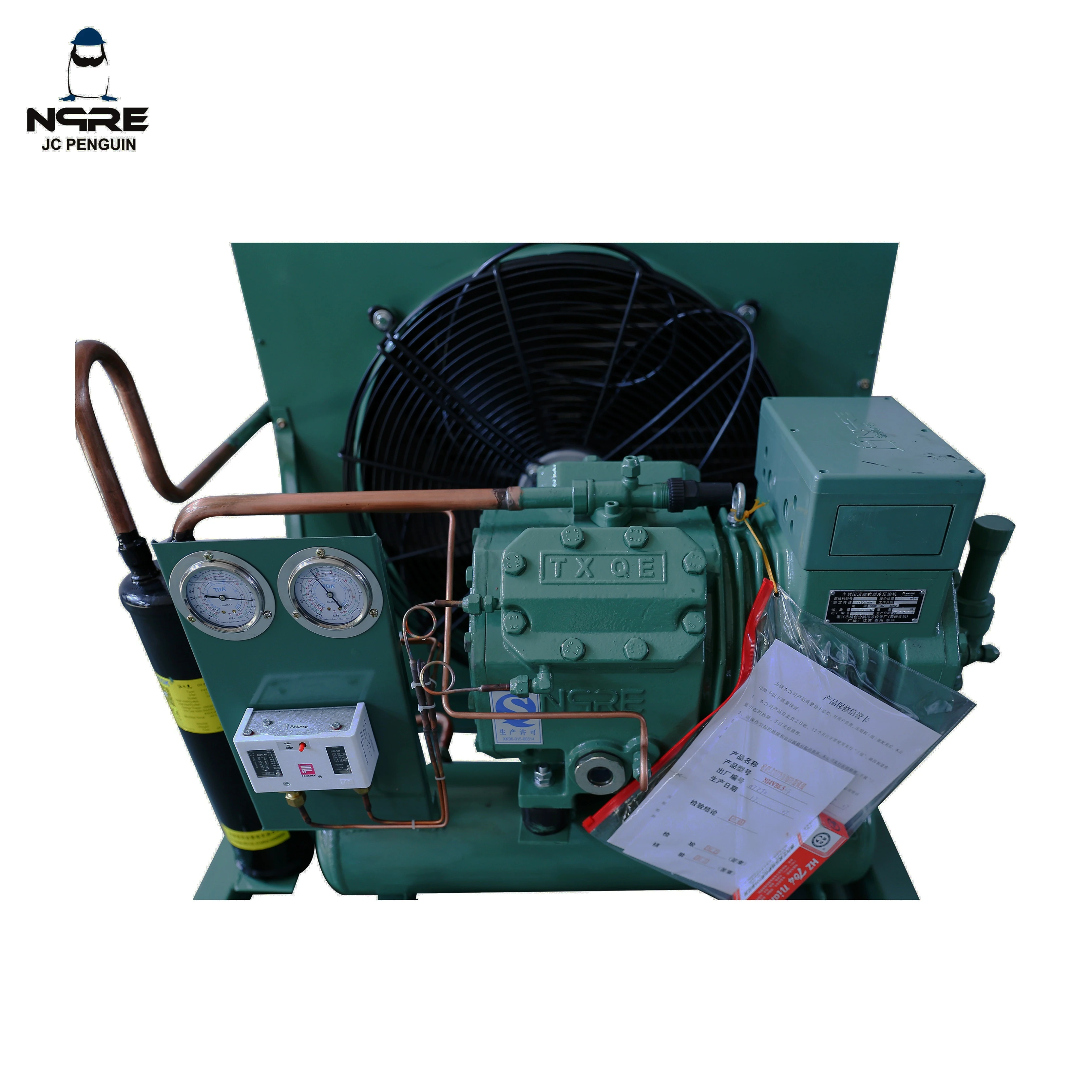 6.5HP High Standard condensing unit refrigeration by used of Reciprocating Refrigeration Compressor