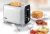Import 800W power auto switch off 2 Slices Portable Automatic Bread Toaster from China