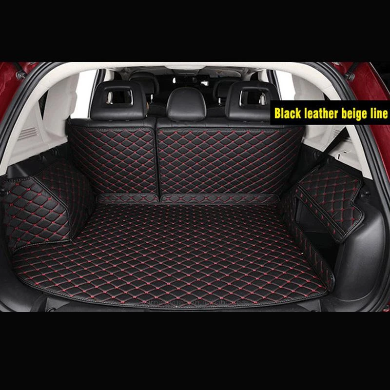 80KHz leather trunk mat irregular carpet car interior accessories pvc for construction machinery