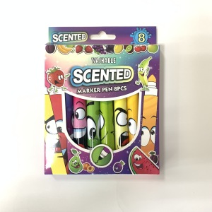 8PK Scented fruit marker pen scented pen stationery for school