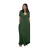 Import 9040106 Women fashion solid short sleeve loose maxi casual dresses from China