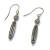 Import 925 Sterling Silver Unique Dangle Earrings with Fishhook Backs from USA