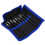 9pcs Stainless Steel Precision Tweezers Set Anti Static Repair Tool Kit