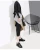 Import A word skirt autumn winter 2024 port taste womens personality versatile irregular stitching skirt from China