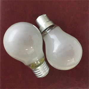 A55 A60 incandescent light bulb 40W 60W 100w e27 b22 CE&ROHS