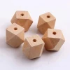 AAA Quality Natural Color Chunky faceted Wood Beads for Jewelry Necklace Making