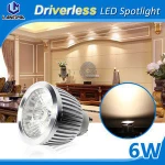 AC230V AC COB Led Module Epistar or Samsung Leds Warm/Cool White GU10 6W Spotlight ra>90