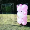acrylic clear square wedding plinths wedding pedestal cylinders pillar acrylic display cube stand for wedding &amp;party