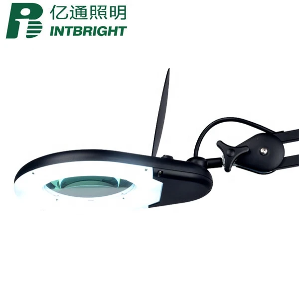 adjustable magnifying working lamp ESD 3X,5X,8X magnifition with led light magnifier glass hand-free for inspection