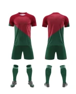 Adult Children Soccer Kids Football Jerseys Set Uniforms Soccer Tracksuit with Customized  A Original Soccer Wear