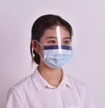 Aimmax Medical Disposable non-woven Facemask with shield
