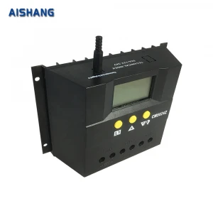 AISHANG 12V/24V 50A Solar Charge Controller  PWM smart solar charge controller solar battery charge controller