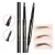 Import Aliexpress wholesale oem cosmetic art waterproof best party queen eyebrow marker tint pen pencil private label eyebrow pencil from China