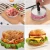 Import Aluminium Alloy Burger Press Patty Press Maker Hamburger Press with with 100 Wax Papers for BBQ Grill from China