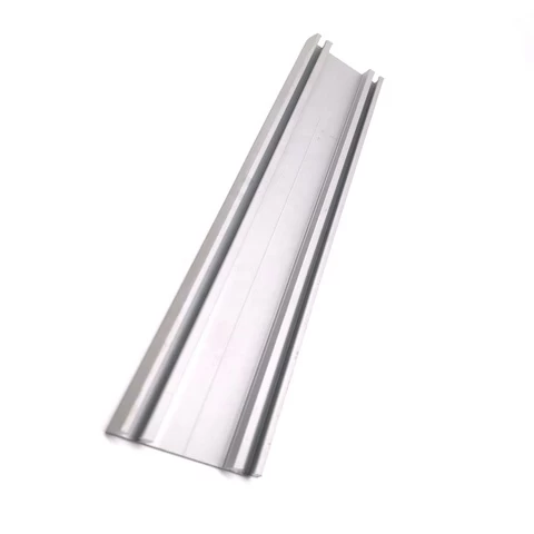 Aluminium Double Sided Lower Sliding Door Track Profile / Aluminium Profile For Wardrobe