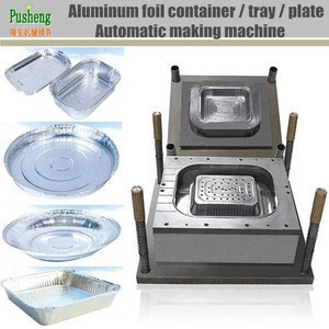 Aluminum foil light barbecue containers and lids production line making machine