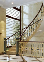 Aluminum profile handrail  aluminium  fittings aluminum  system  hardwares stair handrail bracket design beige pvc handrail