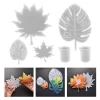Amazon Hot Sale DIY Silicone Coaster Resin Molds, Maple Leaves Epoxy Resin Casting Molds, Concrete, Cement, Home Decoration