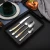 Import Amazon hot sale NEW luxury royal restaurant hotel cutlery tableware dinner knife spoon fork stainless steel gold flatware set from China