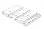 amazon hot sales  plastic  divided Drawer Organizer