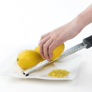 Amazon hot selling 2-in-1 microplane Cheese Grater &amp; Lemon Zester Grater