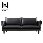 American Style Synthetic Leather 2 seater Sofa Couch living room Furniture Orange Luxury Chesterfield Sofas Set