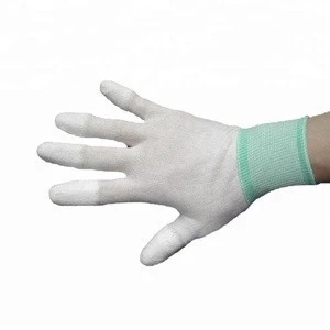 Antistatic Nylon Safety Work ESD Top Fit PU Glove