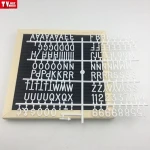 as seen on tv 10x10 inches Felt Changeable Letter Board Hang Sign or Display Wooden Message Boards