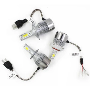 Auto lighting system H3 LED headlight car truck easy install LED light 12V LED bus headlight