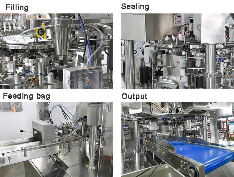 Automatic Stand Up Zipper Pouch Milk Powder Packing Machine