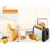 Import Automatic toaster Stainless steel Toaster Household sandwich maker Multifunctional breakfast machine Spit driver Oven from China