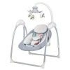 Baby Rocker Swing Swinging Bouncer Chair Infant bed folding baby moses basket baby cribs with Musical Toys Star Light