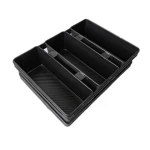 Baking pan supplier aluminum alloy 3 strap loaf pan set food grade bread loaf pan