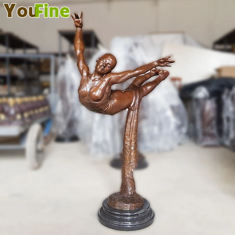Ballet Sculpture Modern Bronze Sculpture Metal Sculpture Art Gift Home Decoration