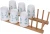Import Bambu Wholesale Existing Stock Premium Bamboo Dish Drying Rack with 9 Slots for Plate, Pot Lid, Bowl, Cup from China