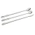 Import Bar tool Long handle Stainless steel Mixing Spoon set 20cm 26cm 32cm from China
