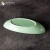 Bean Green 11.5inch Moon Shaped Ceramic Plate