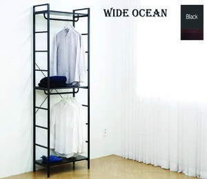 Bedroom 2 Tier Metal Clothes Hanging Stand/ Coat Rack/Coat Hanger Stand And Shoe Shelf