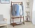 Import Bedroom single pole stand clothes hanger rack multifunctional storage rack floor standing clothes hanger drying rack from China