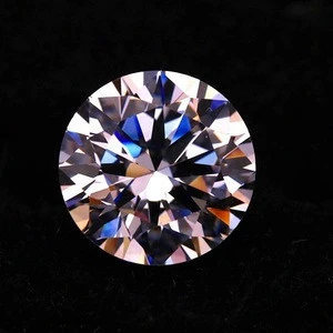 BEST QUALITY WHOLESALE PINK COLOR BRILLIANT ROUND CUT SYNTHETIC CUBIC ZIRCON CZ LOOSE GEMSTONE