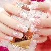 Best-selling 24pcs 3D Artificial Fingernail ABS Full Cover Flower False Nails Tips