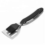Best selling amazon detachable 5-in-1 multi tool bbq grill tool barbecue tool