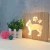 Import Best Selling Factory Direct Sale Novelty Creative Cat Table Lamp Solid Wood Craft Hollow Carved  3D LED Night  Lights from China