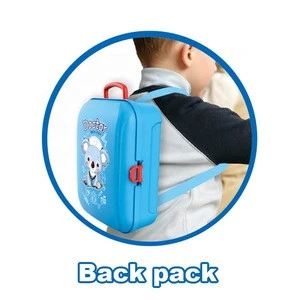 Best selling toys 17 pcs play preschool toy backpack pretend doctor kit for kids