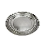 Big Fruit Colander Mesh Strainers Stainless Steel Kitchen Metal Round Drain Dish for filtering water