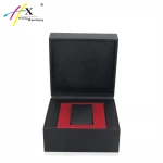 black matte wooden watch display box luxury single watch box
